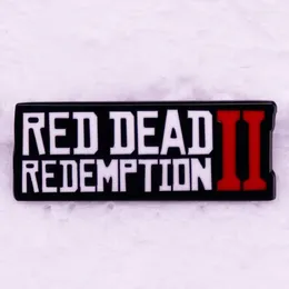 Brooches Red Dead Redemption 2 Épingles en émail Clip de badge Broch Brooch Clothing Sac Decoration