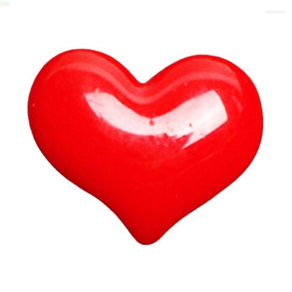 Broches Broche en forme de coeur rouge Épingles en émail mignon pour sacs à dos Vestes en jean NM