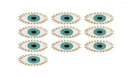 Brooches Rshczy 10pcslot Vintage Eyes Enamel Pin Fashion Shirt For Women Hat Coat Backpacks Accessoires Jewelry Gift7690011