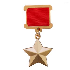 Broches Russische legerdienst Gold Star van de Hero Sovjet Union Medal Badge USSR Military Award Copy