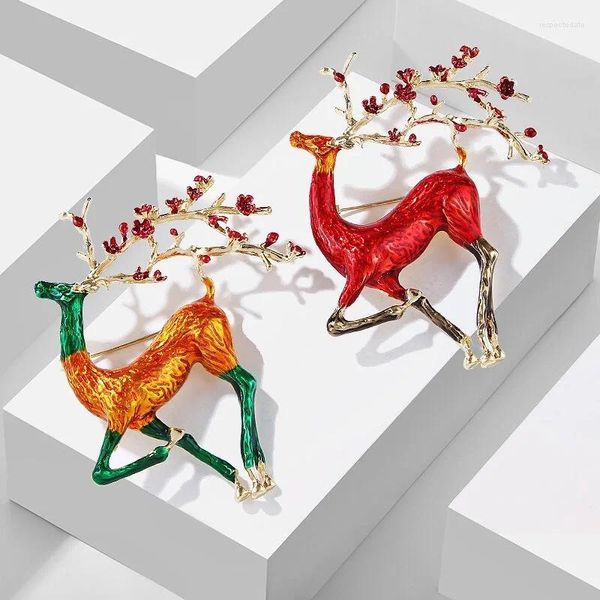 Brooches S Christmas Women Men Fashion Snowmanman Santa Claus Tree Deer CHEL