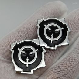 Broches Laboratorio secreto SCP Fundación Pins Procedimiento de contención especial Logo Metal Mujer Bolsa Camisa Accesorio Regalo