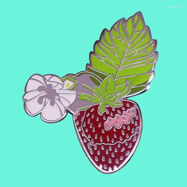 Broches séduisantes Fruits fraise dessin animé broche originalité métal Badge collectionner veste en jean sac à dos épingle donnée amis et Fans cadeau