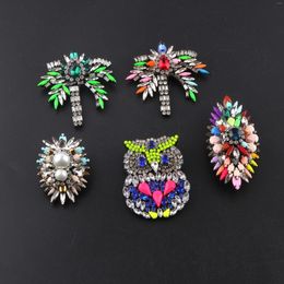 Broches shourouk kleurrijke kristallen broche vintage boom dier unieke mode dames sieraden 120