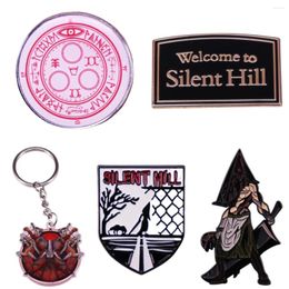 Brooches Silent Hill Badge Horror Video Video Pin ENAMEL ÉTUDE SALLE SAL BROOCH BROOCH JENIM Veste subversive accessoires en gros