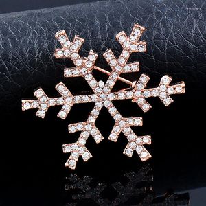 Broches SINLEERY Zirconia Parel Broche Voor Vrouwen Kerst Sneeuwvlok Partij Sieraden XZ120 SSP