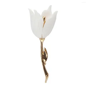 Broches costume tulipe broche mode vêtements collier créatif mariage marié Corsage