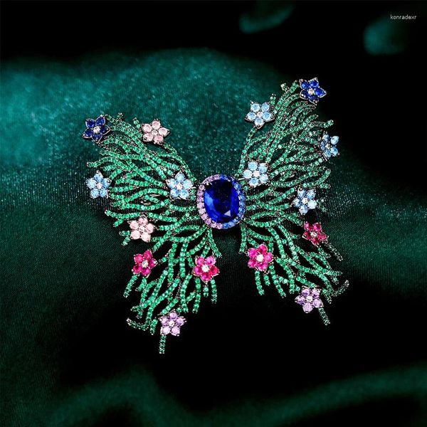 Broches SUYU broderie Mini papillon cubique zircone costume veste broches femmes châle boutons vêtements accessoires broche