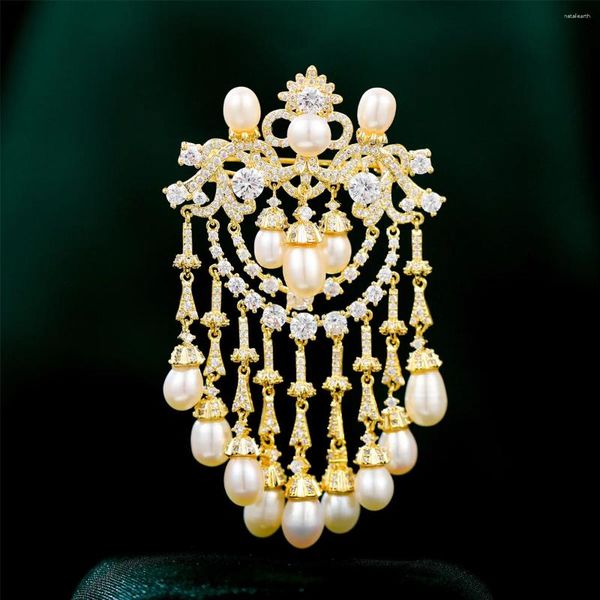Broches SUYU mode et tempérament femmes luxe polyvalent broche fleur gland bijoux cadeau de noël