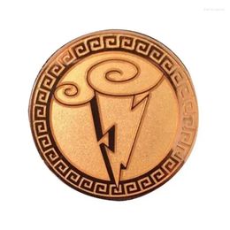 Broches symbole des dieux broche Hercules mont Olympe insigne brillant éclairage boulon émail broche film d'animation inspiré bijoux cadeaux