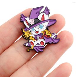 Broches Tailmon Kat Leuke Badges Met Anime Emaille Pin Reversspeldjes Cartoon Op Rugzak Decoratieve Sieraden Gift Accessoires