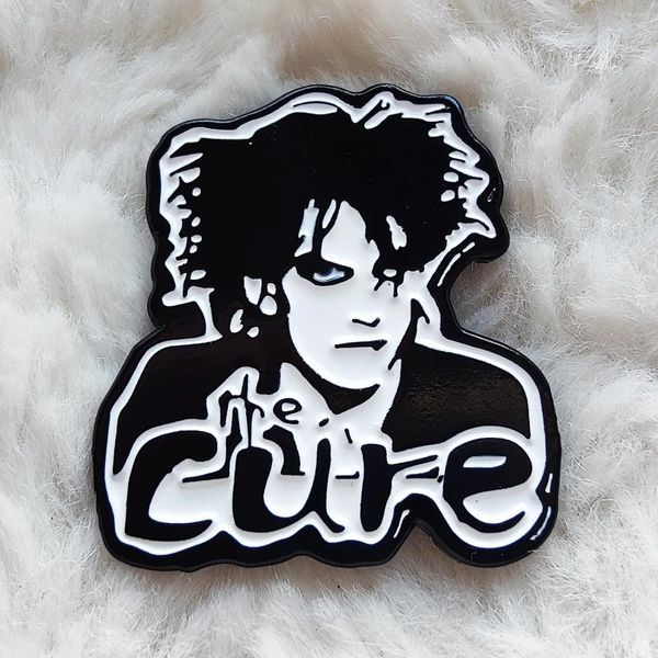 Brooches le cur-e Robert Goth Rock Rock ENAMEL BROOD BROOCH Metal Sac Badge Bijoux pour les enfants Ami