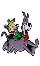 Broches The Jetsonss Elroy Astro Dog Enamel Pin Classic Cartoon Brooch Batte pour les sacs à dos Bijoux de mode Gift9950994