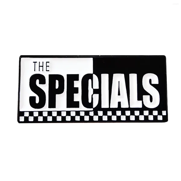 Broches The Specials Band Esmalte Pin Solapa Grupo Broche Insignia de metal Accesorio de joyería