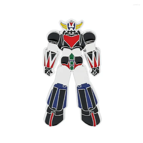 Brooches UFO Robot Grendizer Anime Zinc Alloy Metal Entamel Pins For Women Men Bac Bags de sac à dos