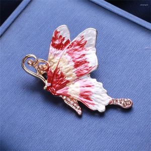 Broches Vintage émail coloré papillon pour femmes alliage violon Corsage dames décontracté bureau fête broche broches bijoux