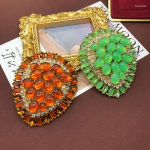 Broches Set bijoux médiévaux vintage pour femmes colorés Corstone Corsage Daily Dame's Mariage de mariage ACCESSOIRES