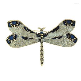 Broches Wulibaby Email Dragonfly For Women Unisex National Style Insects Party Office Broche Pin Gifts