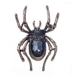 Broches wuliampbaby Rhinestone Spider voor vrouwen unisex vintage insecten feest casual pins geschenken 7971038