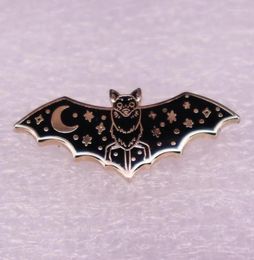 Broches Xmfunny Weird Goth Goth Bloodsucking Bat Brooch Accesorios de personalidad Mochila Hat4996684