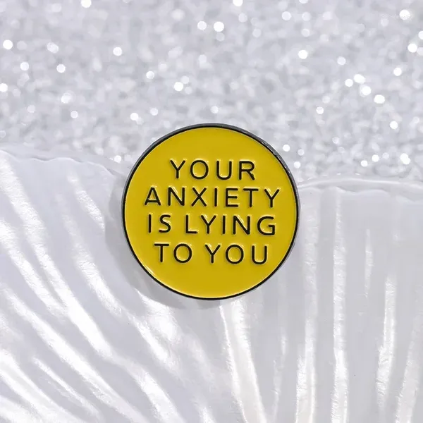 Broques Votre anxiété vous mente