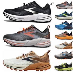 Brooks Cascadia 16 designer hardloopschoenen voor heren Dames gedempte Rock trail wandelschoenen Ghost Hyperion Tempo Zwart Wit Grijs Geel Oranje Trainers Sneakers