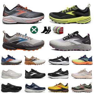 Brooks Glycerin GTS 20 Cascadia 17 Ghost 15 Chaussures de course pour hommes Sneakers de créateurs pour femmes