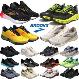 livraison gratuite Brooks Glycerin GTS 20 Ghost 15 16 Chaussures de course pour hommes Femmes Designer Sneakers Hyperion Tempo triple noir blanc Red Outdoor Sports Trainers 36-45