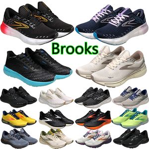 Brooks Glycerin GTS 20 Ghost 15 16 Chaussures de course pour hommes Femmes Designer Sneakers Hyperion Tempo triple noir blanc bleu rouge