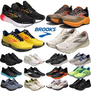 livraison gratuite Brooks Glycerin GTS 20 Ghost 15 16 Chaussures de course pour hommes Femmes Designer Sneakers Hyperion Tempo triple noir blanc Bleu Outdoor Sports Trainers