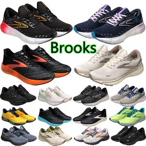 Brooks Glycerin GTS 20 Ghost 15 Chaussures de course pour hommes Femmes Designer Sneakers Hyperion Triple Triple Black Blanc Rose Rose Femme Femme Outdoor Sports Trainers 36-45