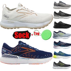 Brooks Glycérine GTS 20 Chaussures de course Hommes Femmes Baskets décontractées Appartements Légers Mode Mocassins Marche Designer Cascadia 16 Baskets de sport