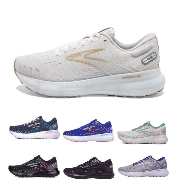 Brooks Glycérine GTS 20 Chaussures de course de soutien Baskets de sport de mode Coussin doux Coureurs amortis DHgate Hot Run Chaussure Bleu Depths Palace grande taille 12 46