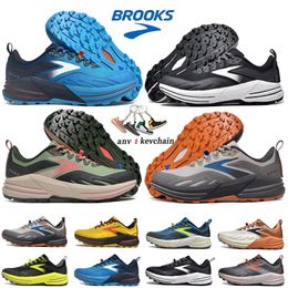 Brooks Professional Running Shoes Cascadia 16 Designer Mens Womes Outdoor Mountain Trail Mamdiage Breathable confortable Marathon Sneakers 36-45