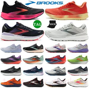 Brooks Professional Running Shoes Women Man Designer Sneakers Ghost 16 Lancement 9 Hyperion Glycerin 21 Runmeurs de jogging confortable Breathable