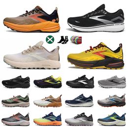 Brooks Running Shoes fantômes 15 Glycerin Cascadia 17 hommes Trainers pour femmes baskets sportives en plein air noir orange pourpre taille 36-45