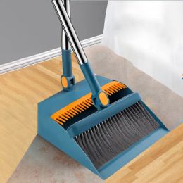 Broom et peluche de poussière pour la maison Stand Up Broom et Poupan Peigne pour Office Home Cuisine Nettoyage du sol intérieur Utilisez le balai propre