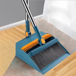 Broom et peluche de poussière pour la maison Stand Up Broom et Pupan Peigl pour Office Home Cuisine Nettoyage du sol intérieur Utilisez le balai Clean Set 231221
