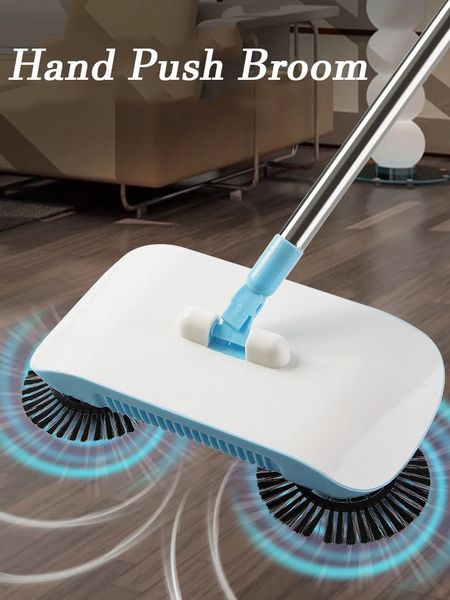 Broom Dust Pandes Robot Aspiration Mop Home Kop Kitchen Sweeper Mop Magic Push Push Sweeping Machine Machine Nethet Nethet Tools 231221