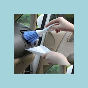 Bezems Dustpans auto -schoonmaakborstel als boot bezem Dustpan mini -garde voor computer laptop toetsenbordgereedschap mobiele stofdruppel levering 20 DHZI7