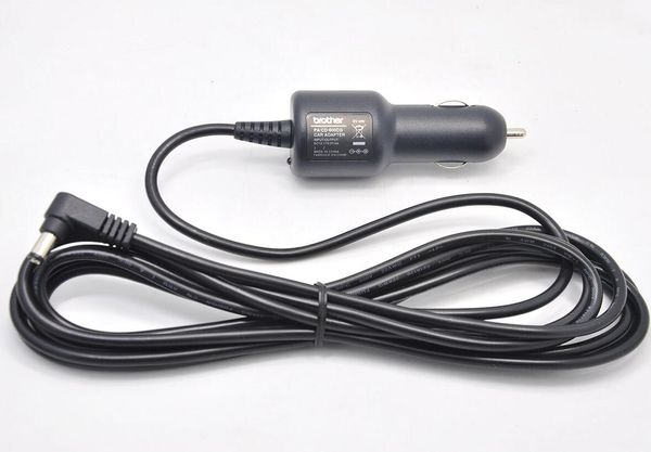 Brother PA-CD-600CG Adaptador de corriente para automóvil 12V para PocketJet PJ-623 PJ-773 RJ-4030