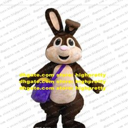 Costume de mascotte de lapin marron, tenue de personnage de dessin animé pour adulte, Costume d'ouverture et de fermeture, Promotions Marketing zz77542698