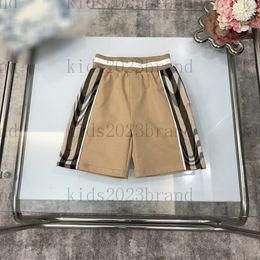 couleur marron garçons designer short en jean une pièce short en tissu short de bain d'été marque garçons pantalon court de plage grille à l'intérieur pantalon de natation pour enfants pantalon court