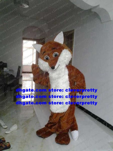 Costume de mascotte de renard marron Jackal Dhole, tenue de personnage de dessin animé pour adulte, Costume de rassemblement cérémonieux, dîner annuel zx432