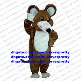 Brown Gopher Field Mouse Costume De Mascotte Campagnol Rat Sauvage Personnage De Dessin Animé Adulte Cosplays Costume Promotion Ambassadeur zx2693
