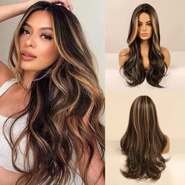 Brown highlight blonde ombre lace frontal wig brazilian human hair wig body wave hd lace real hair lace front wig full natural natural real humain perruque 150% te koop
