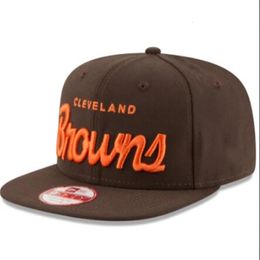 Brown Lettered Baseball Cap Mens Fashion Ball Headwrap Thermal Dames Casual Hat Flat Rim Shade 240410