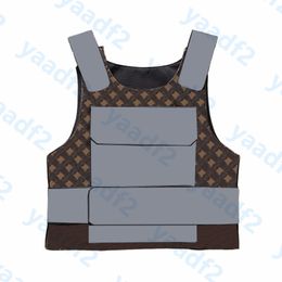 Letras marrones flores chalecos tácticos para hombres CS CS Body Armor de cuero al aire libre Trescación de trepaporas Camas de tanques de hip hop de hop