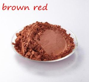 Micapearl de couleur rouge marron pour maquérir un pigment narratif de naissance pour les ongles de la peinture au doigt POLOSEYESHADOW5643996