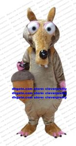 Costume de mascotte d'écureuil marron, tenue de personnage de dessin animé pour adulte, Costume de campagne de propagande, fête dansante Fandango zx1464